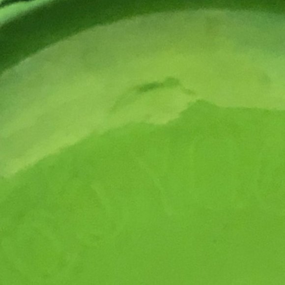 EO BRODY COMPANY GREEN GLASS BOWL SCALLOPED EDGE RIBBED PEDESTAL M2000 - Picture 9 of 9